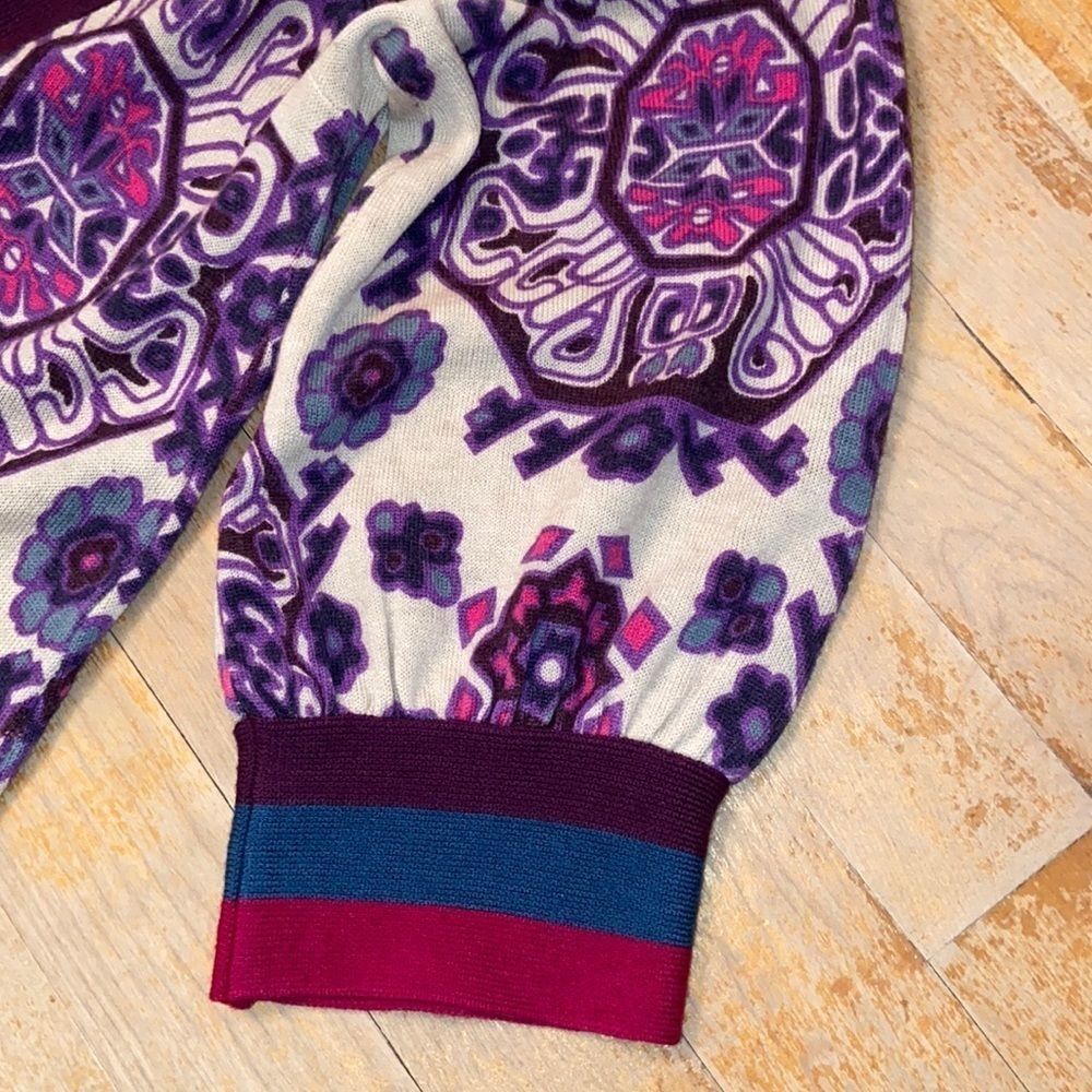 FREE PEOPLE Cashmere Wool Blend Tribal Print Tunic Sweater - Picture 5 of 13